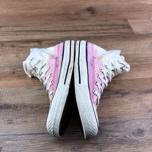Chuck Taylor Size 7 All Star Plastic Pink CT AS HI Top fashion sneaker style - Picture 3 of 6